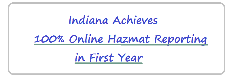 Indiana Achieves 100% Online Reporting with Hazconnect TIER II MANAGER